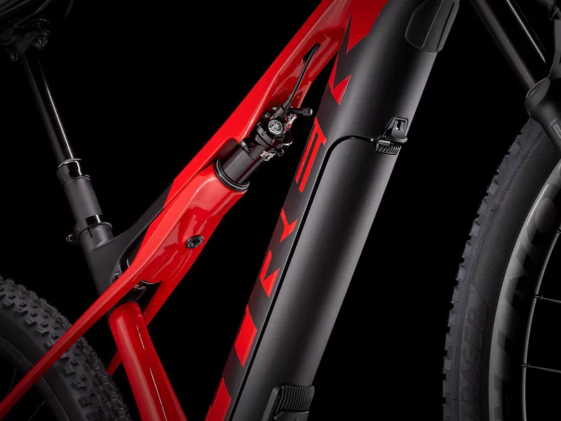 2021 Trek E-Caliber 9.8 Electric Mountain Bike Radioactive Red-5